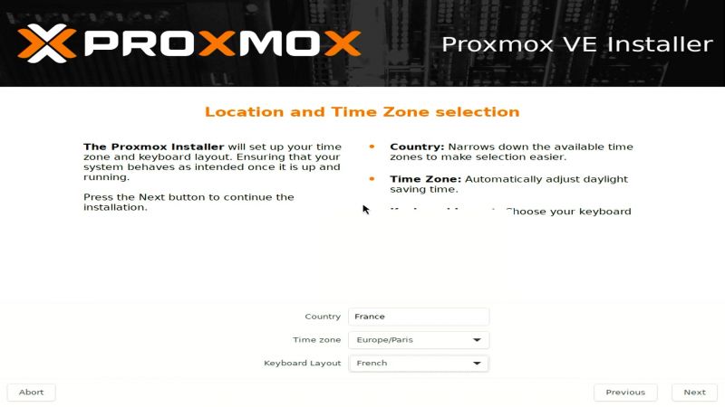 Fichier:Proxmox install country choice.jpg