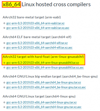 Arm toolchain linux 64 eabihf choice.png