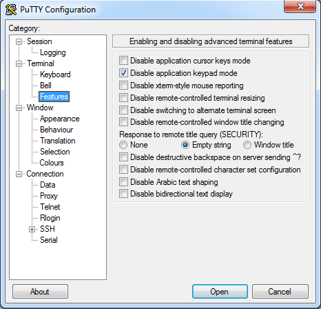 putty portable mode